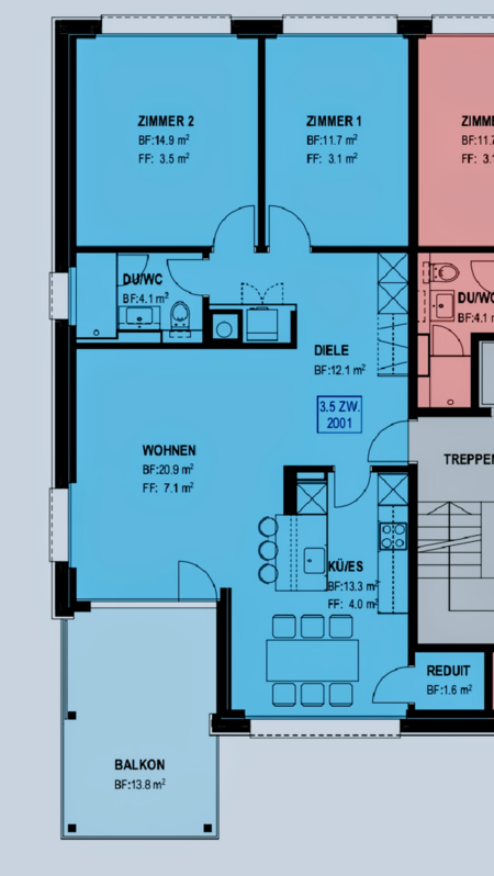 Charmante 3.5 Zimmer-Wohnung in Weinfelden Weinfelden