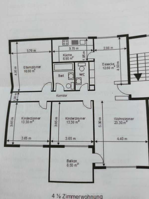 4,5 Zimmer Wohnung in Pfaffnau - Ab 01.12.2024 