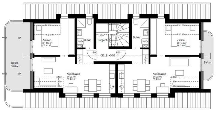 2.5-Zimmerwohnung mit Balkon im Zentrum Fislisbach  